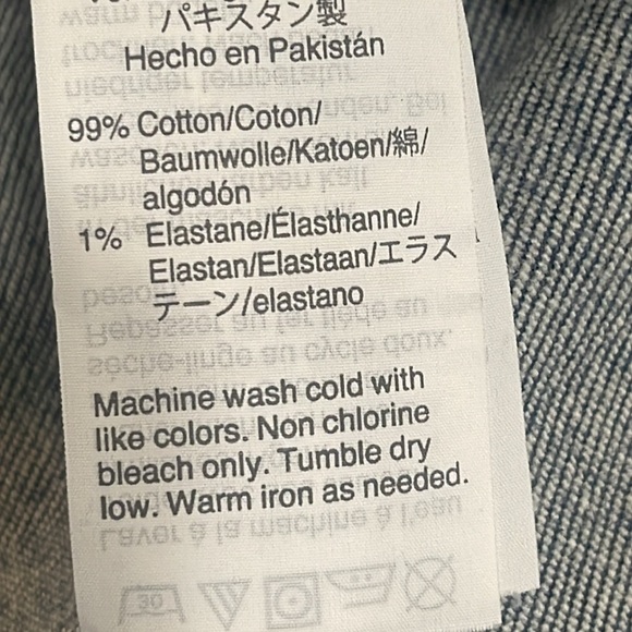 Madewell 10" High-Rise Skinny Jeans blue denim size 35 - Picture 16 of 16